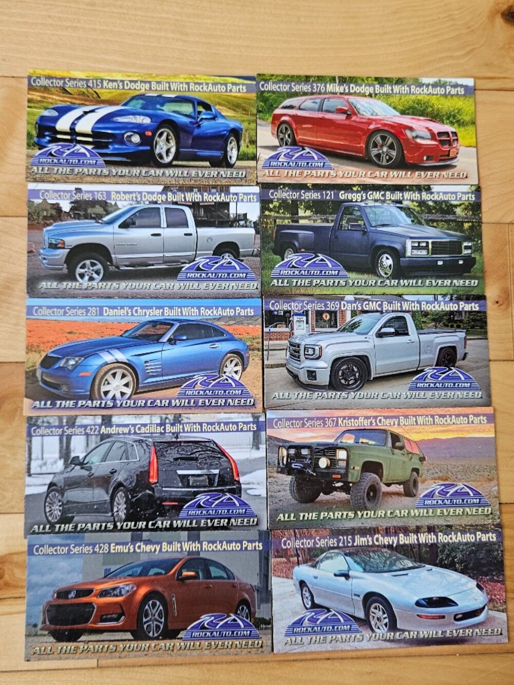 10 pc ROCKAUTO MAGNET LOT